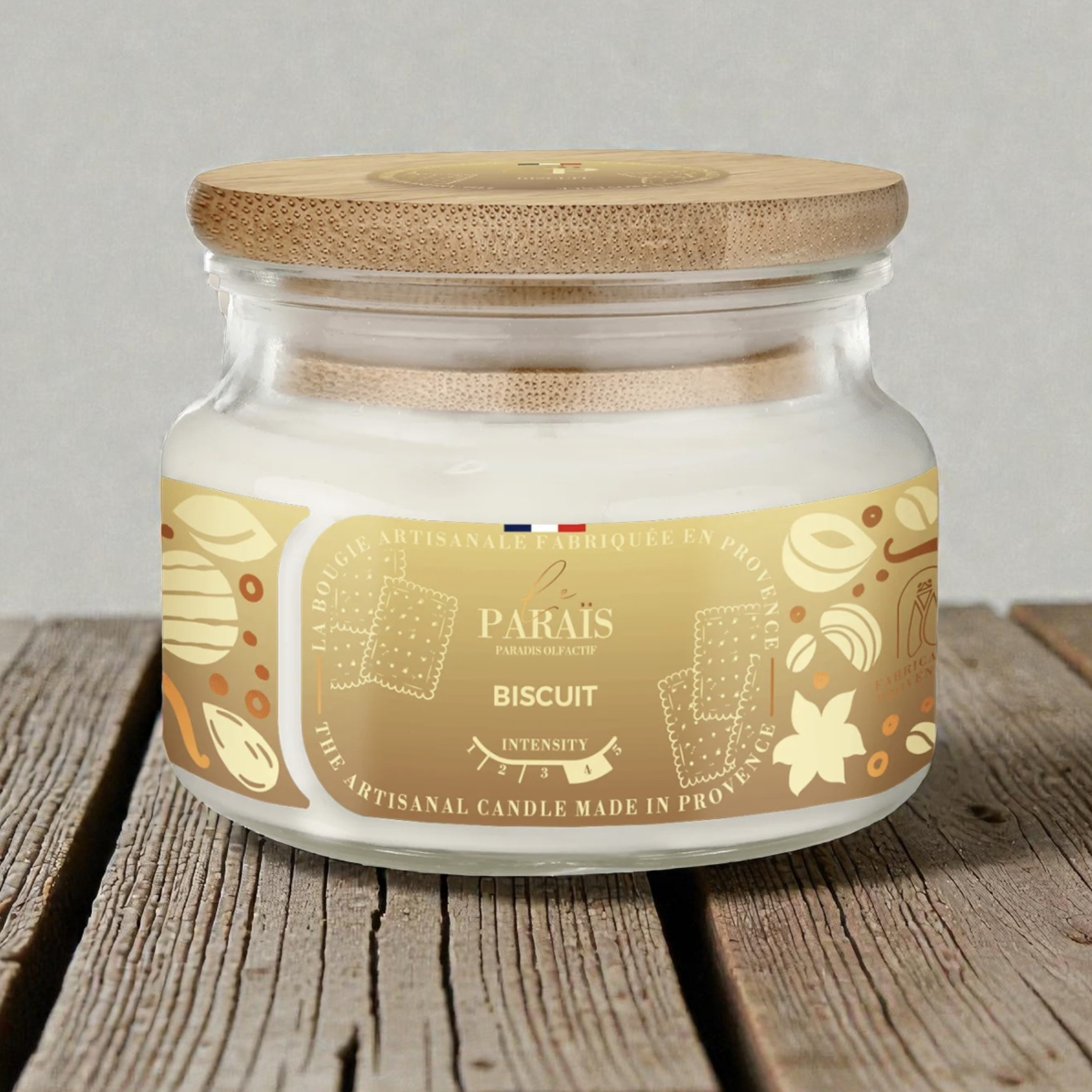 Bougie artisanales - Cire de soja, parfum de Grasse - artisanat local